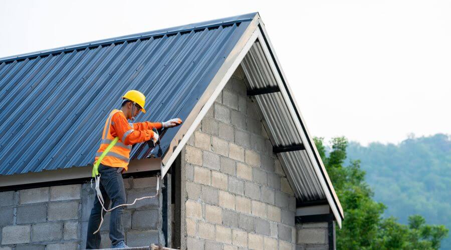 Professional metal roof installation in Ridott, IL